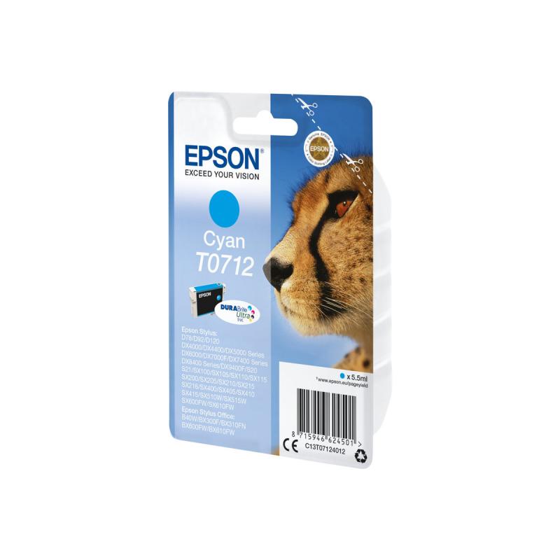 Epson Ink Cyan T0712 (C13T07124012)