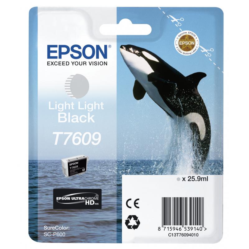 Epson Ink Light Black Schwarz HC (C13T76094010)