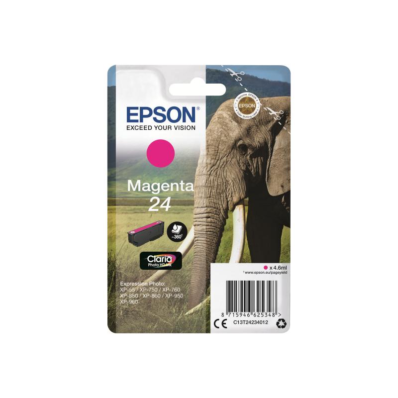 Epson Ink Magenta No 24 Epson24 Epson 24 (C13T24234012)