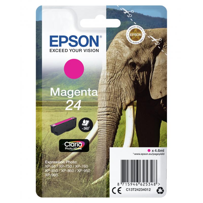 Epson Ink Magenta No 24 Epson24 Epson 24 (C13T24234012)