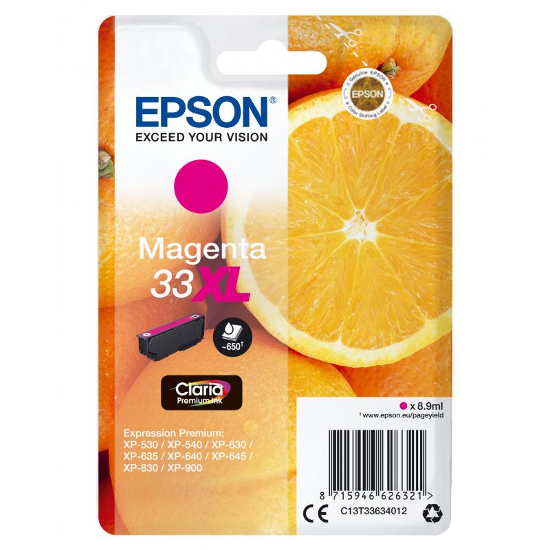 Epson Ink Magenta No 33XL Epson33XL Epson 33XL (C13T33634012)