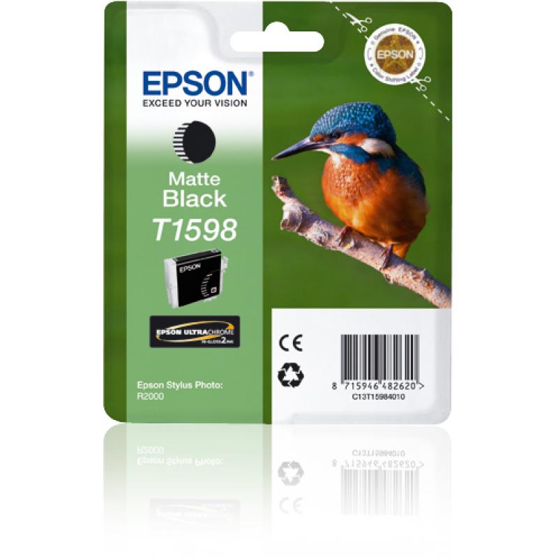 Epson Ink Matte Black Schwarz T1598 (C13T15984010)