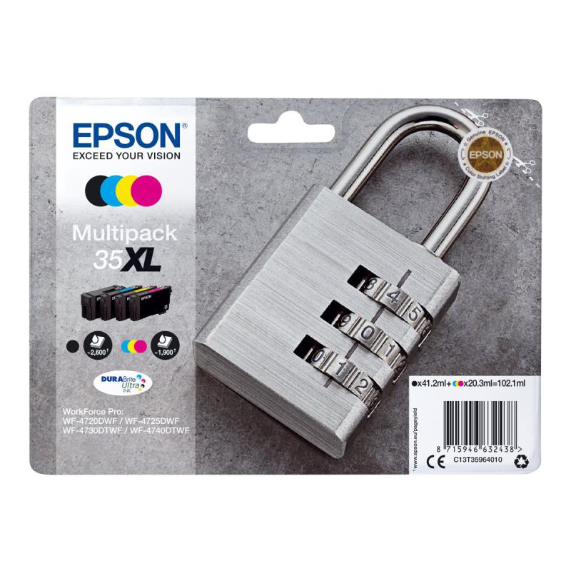Epson ink Multipack 4-colours 4colours 35XL DURABrite Ultra Ink (C13T35964010)