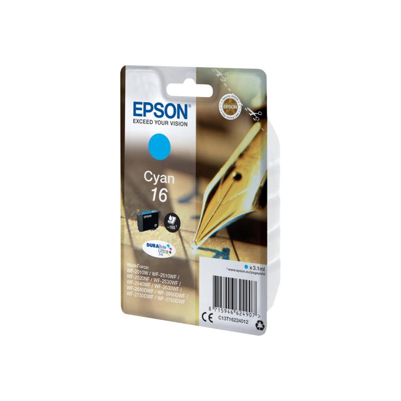 Epson Ink No 16 Epson16 Epson 16 Cyan LC (C13T16224012)