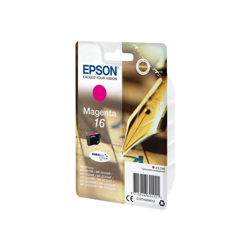 Epson Ink No 16 Epson16 Epson 16 Magenta LC (C13T16234012)