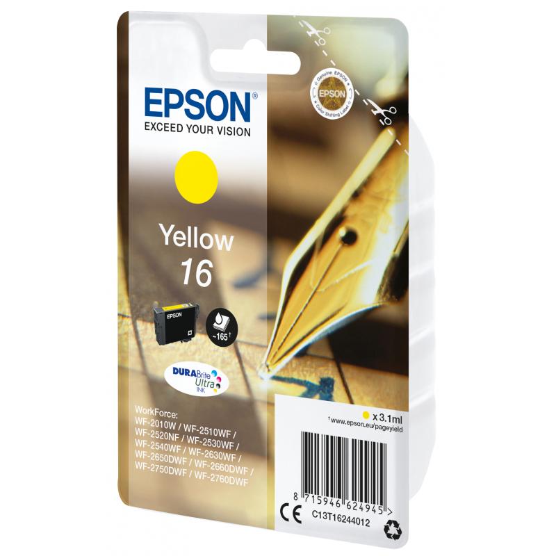 Epson Ink No 16 Epson16 Epson 16 Yellow Gelb LC (C13T16244012)