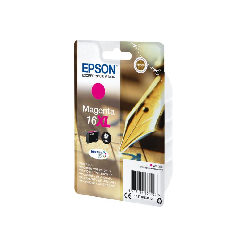 Epson Ink No 16XL Epson16XL Epson 16XL Magenta HC (C13T16334012)