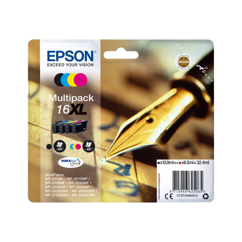 Epson Ink No 16XL Epson16XL Epson 16XL Multipack (C13T16364012)