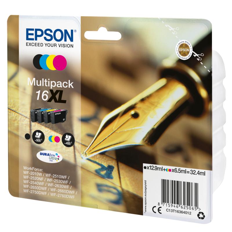 Epson Ink No 16XL Epson16XL Epson 16XL Multipack (C13T16364012)