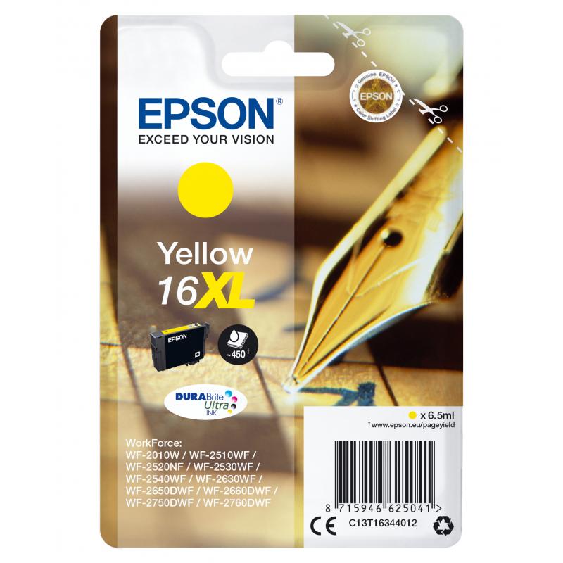 Epson Ink No 16XL Epson16XL Epson 16XL Yellow Gelb HC (C13T16344012)