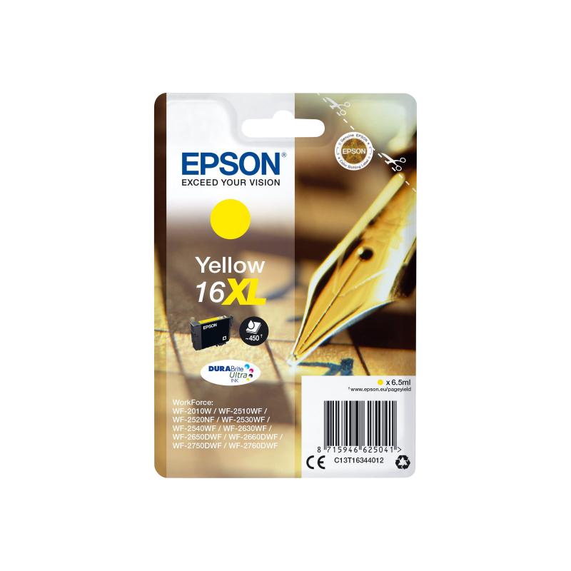 Epson Ink No 16XL Epson16XL Epson 16XL Yellow Gelb HC (C13T16344012)