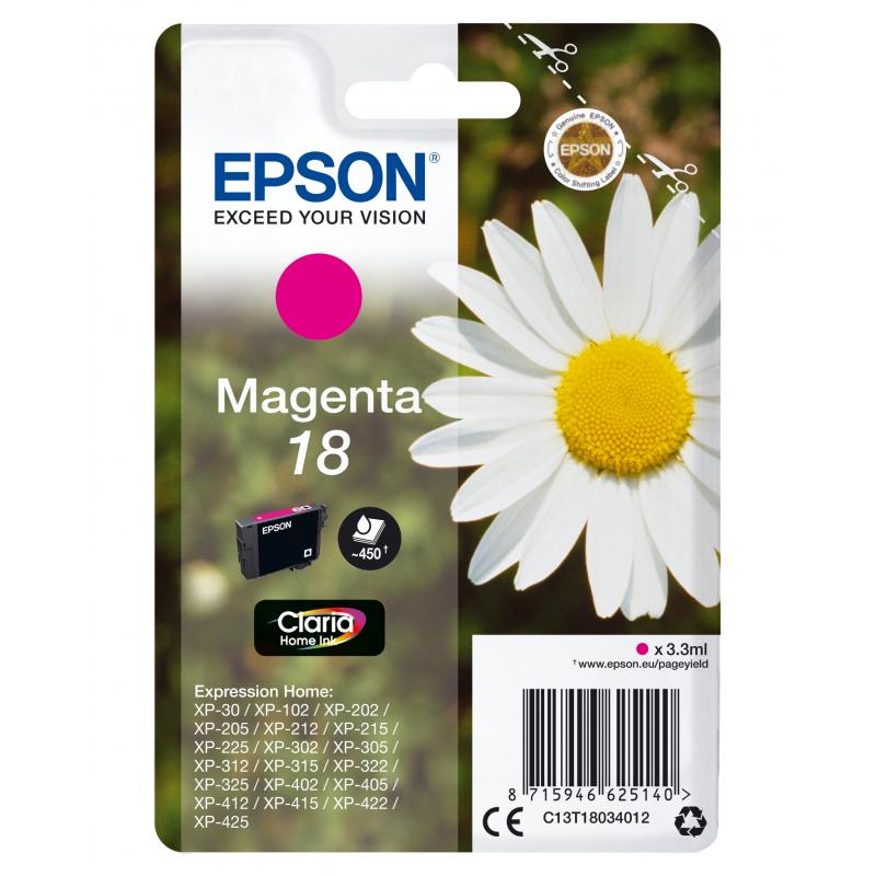 Epson Ink No 18 Epson18 Epson 18 Magenta (C13T18034012)