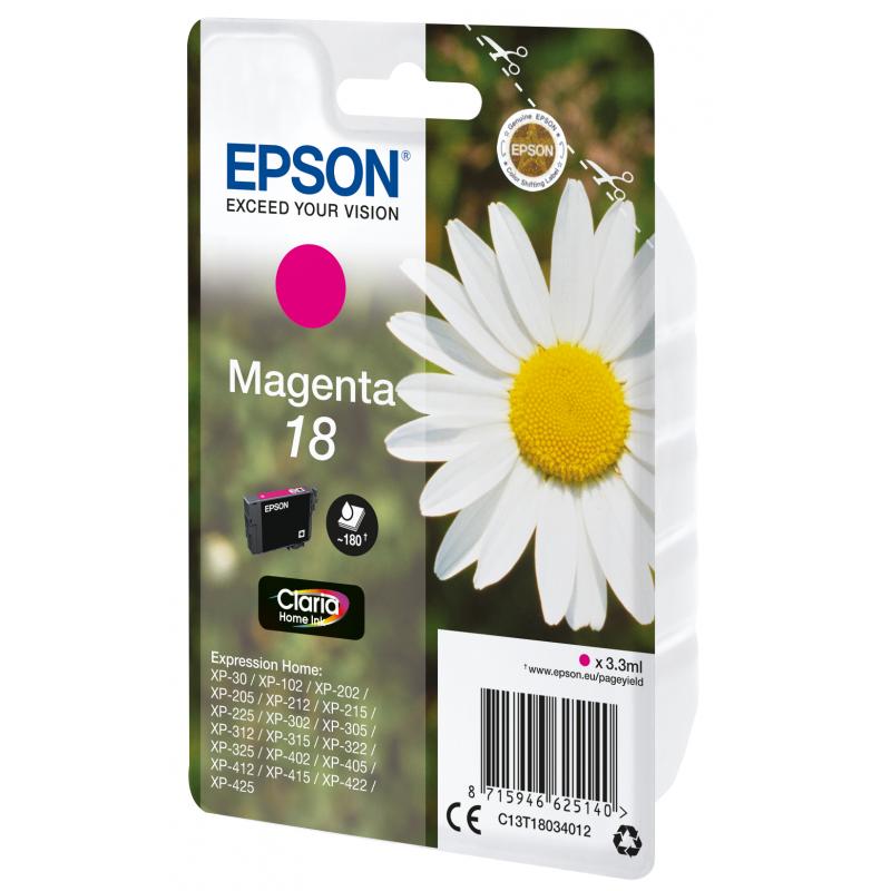 Epson Ink No 18 Epson18 Epson 18 Magenta (C13T18034012)