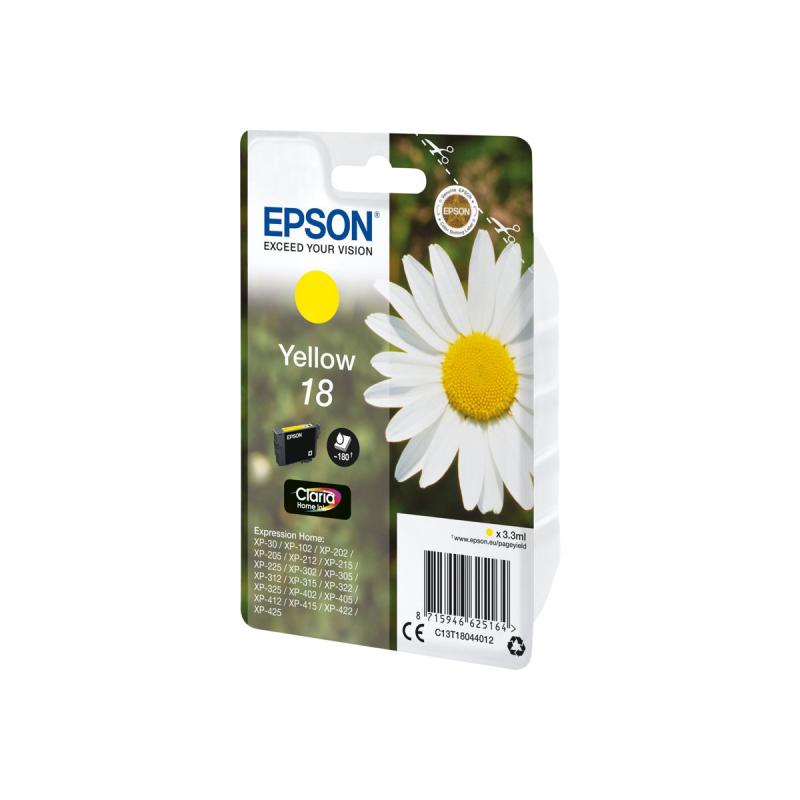 Epson Ink No 18 Epson18 Epson 18 Yellow Gelb (C13T18044012)