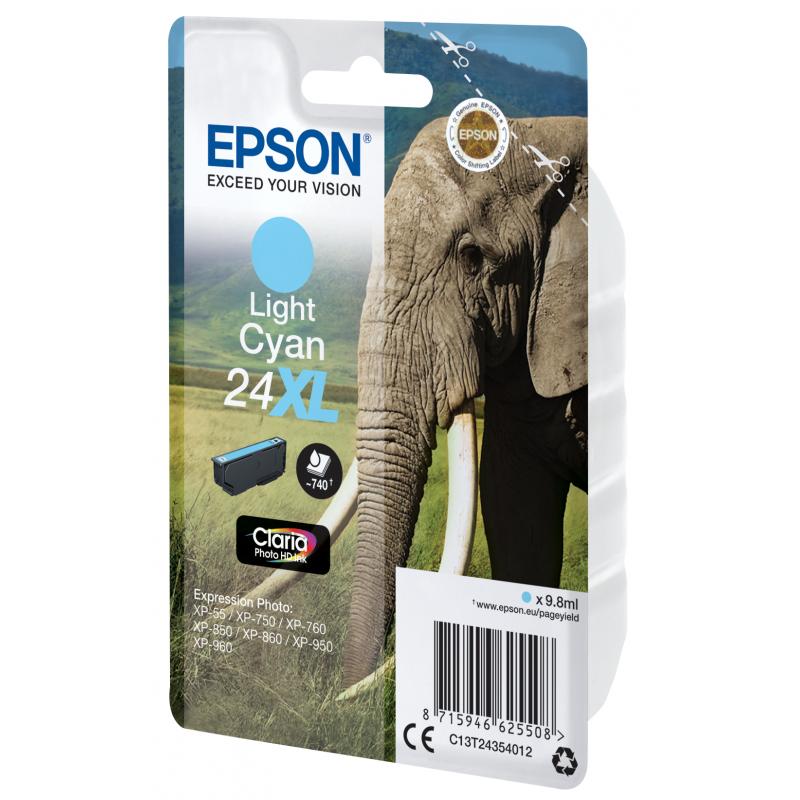 Epson Ink No 24 Epson24 Epson 24 XL Light Cyan (C13T24354012)