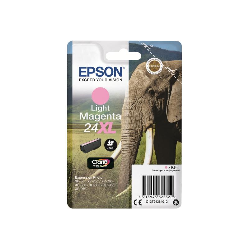 Epson Ink No 24 Epson24 Epson 24 XL Light Magenta (C13T24364012)