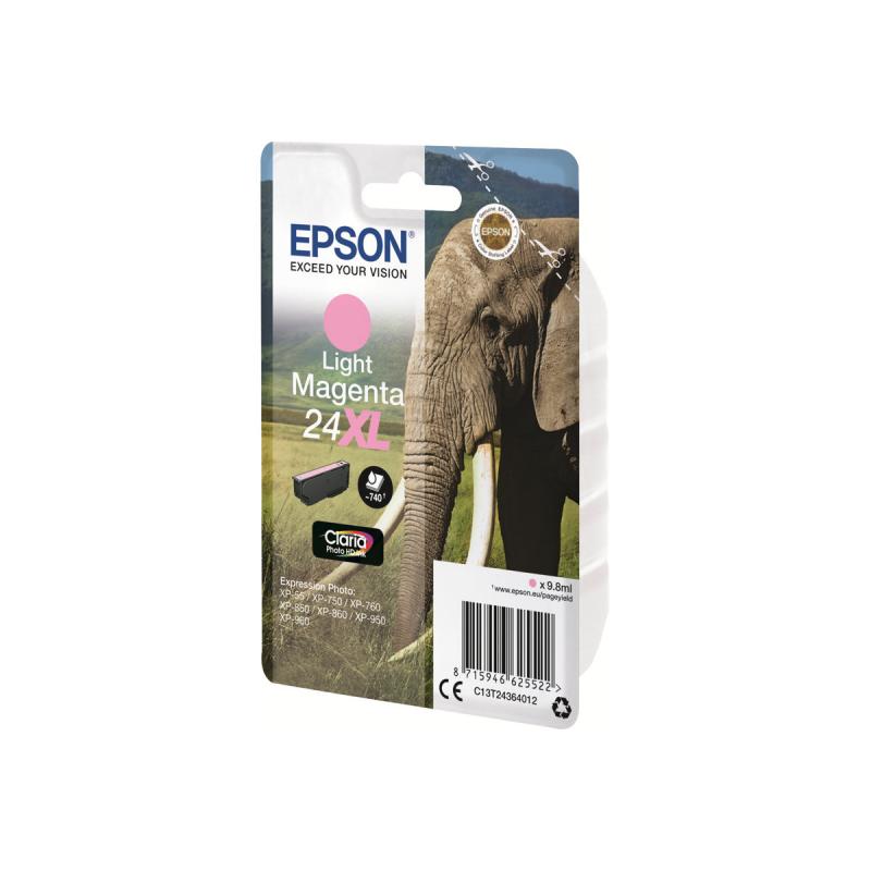 Epson Ink No 24 Epson24 Epson 24 XL Light Magenta (C13T24364012)