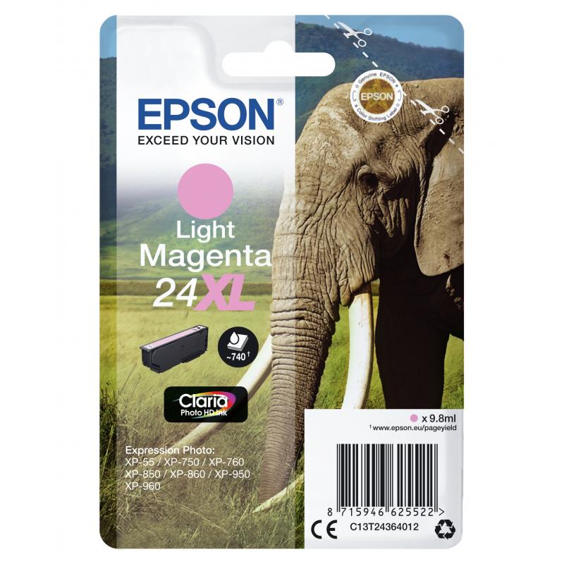 Epson Ink No 24 Epson24 Epson 24 XL Light Magenta (C13T24364012)