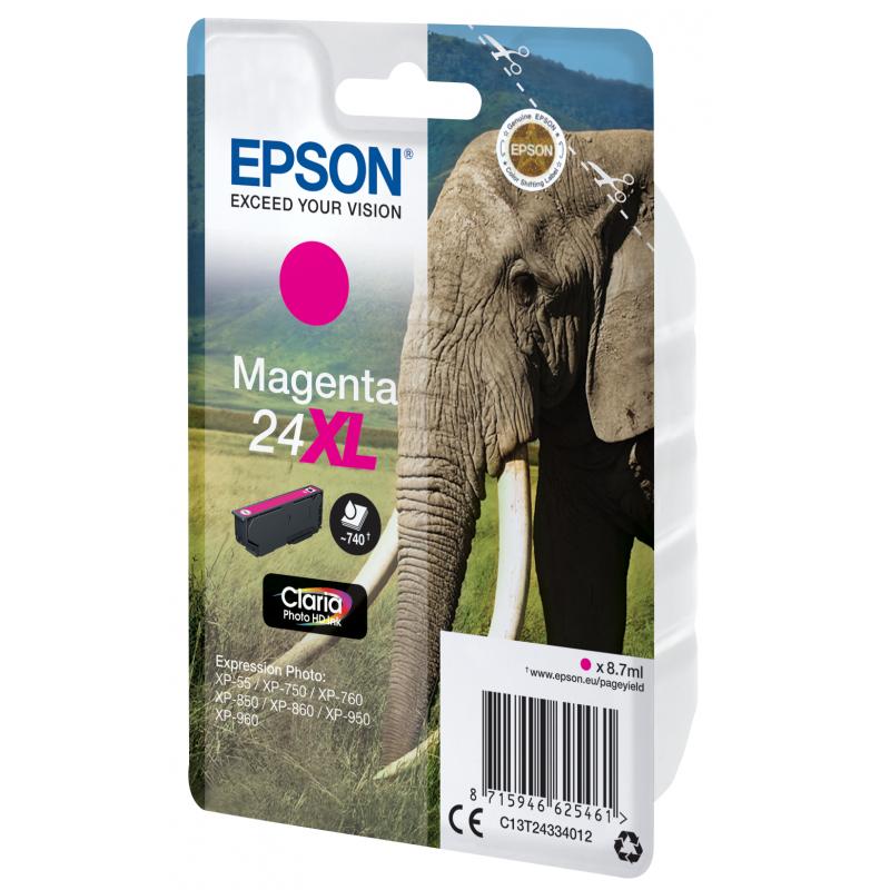 Epson Ink No 24 Epson24 Epson 24 XL Magenta (C13T24334012)