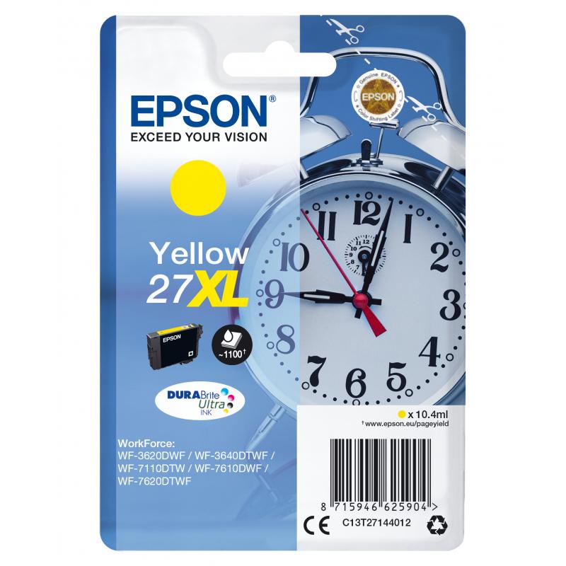 Epson Ink No 27XL Epson27XL Epson 27XL Yellow Gelb (C13T27144012)