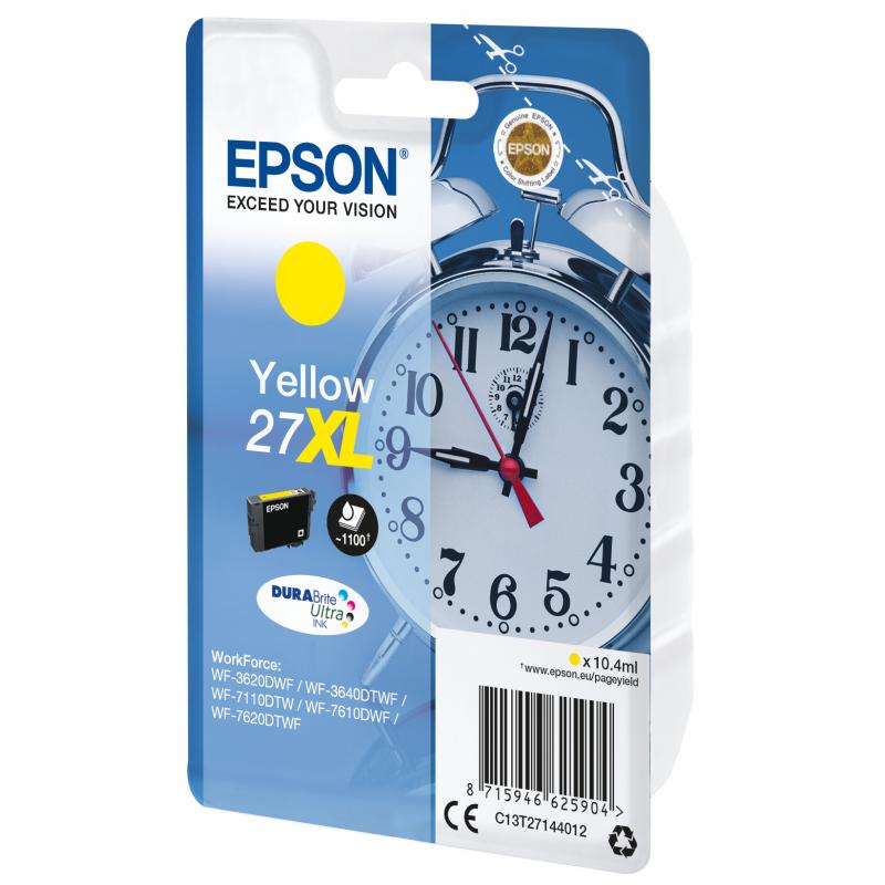 Epson Ink No 27XL Epson27XL Epson 27XL Yellow Gelb (C13T27144012)