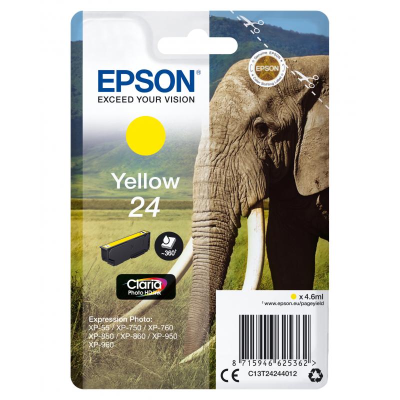Epson Ink Photo Yellow Gelb No 24 Epson24 Epson 24 (C13T24244012)