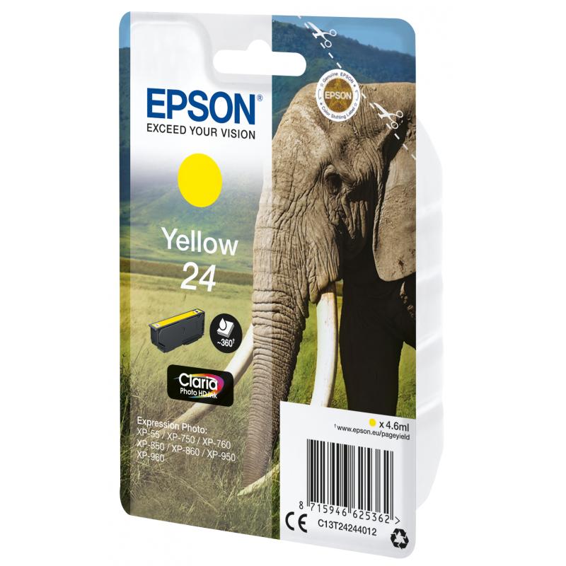 Epson Ink Photo Yellow Gelb No 24 Epson24 Epson 24 (C13T24244012)