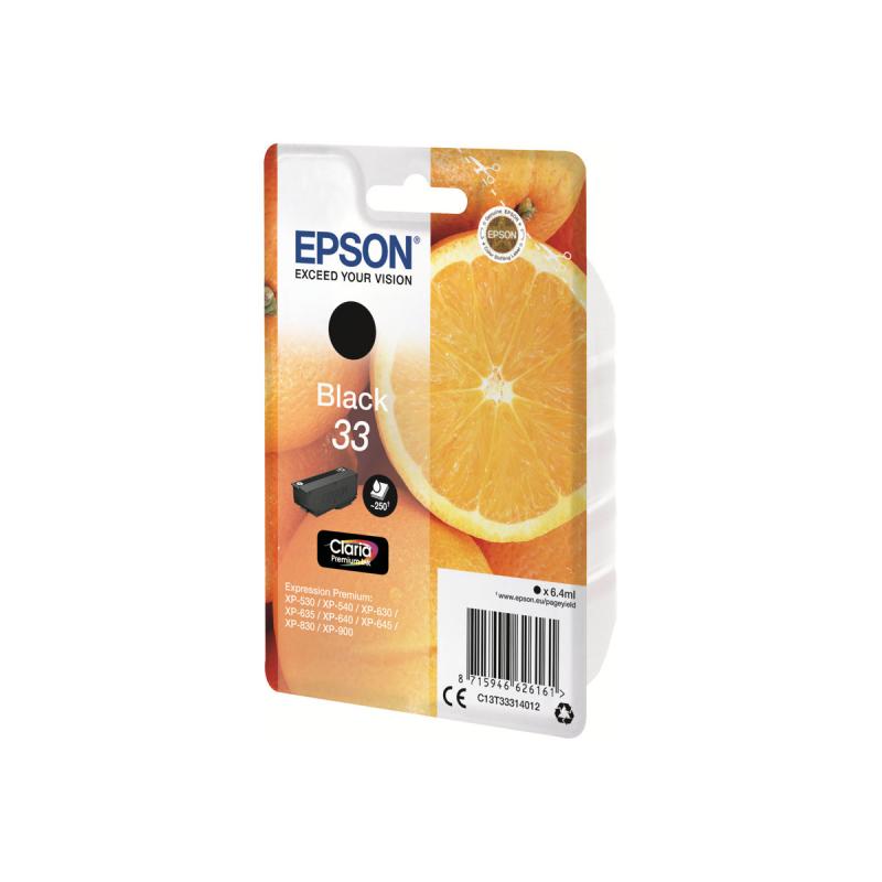 Epson Ink Premium Black Schwarz No 33 Epson33 Epson 33 (C13T33314012)