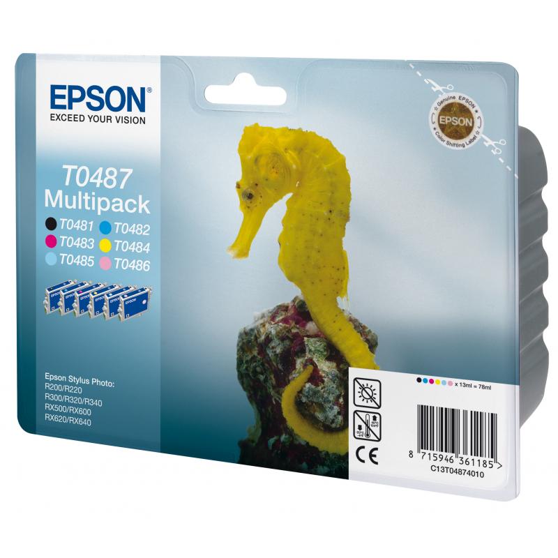 Epson Ink T0487 Multipack (C13T04874010)