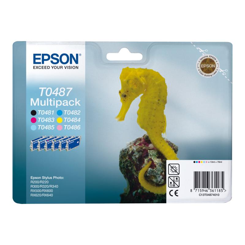 Epson Ink T0487 Multipack (C13T04874010)