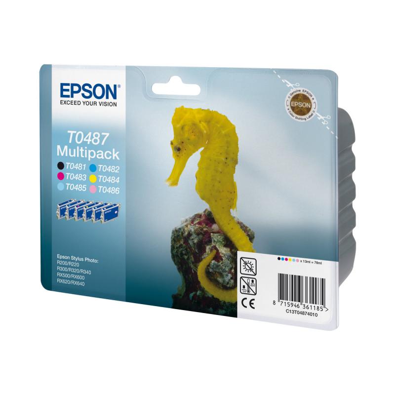 Epson Ink T0487 Multipack (C13T04874010)