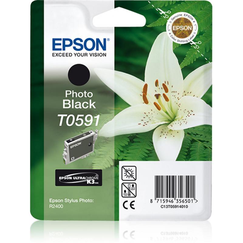 Epson Ink T0591 Photo-Black PhotoBlack (C13T05914010)