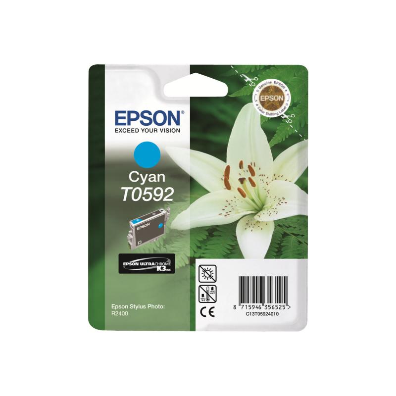 Epson Ink T0592 Cyan (C13T05924010)