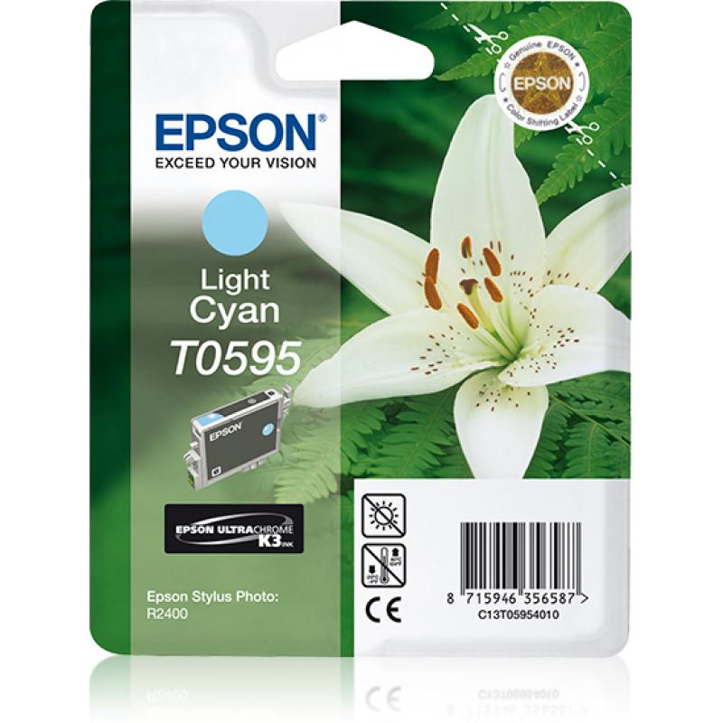 Epson Ink T0595 Light-Cyan LightCyan (C13T05954010)
