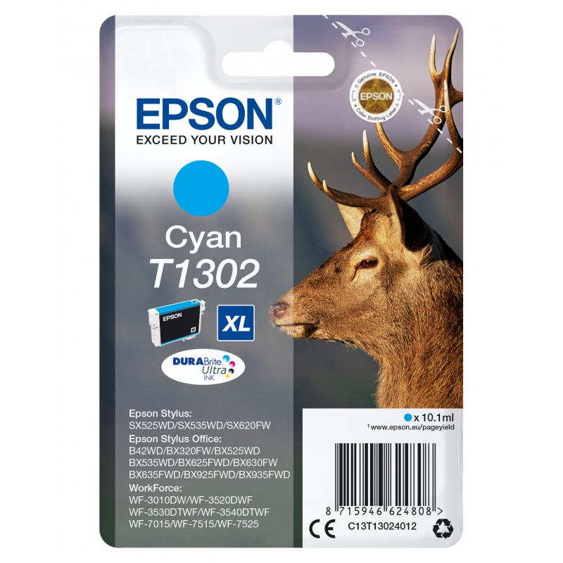 Epson Ink T1302 Cyan (C13T13024012)