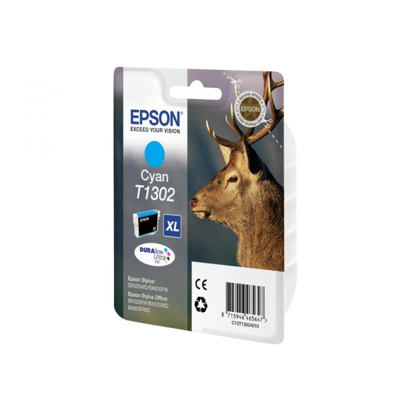 Epson Ink T1302 Cyan (C13T13024012)
