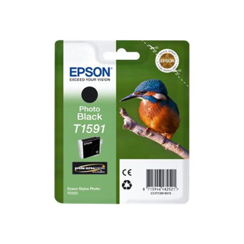 Epson Ink T1591 Photo Black Schwarz (C13T15914010)
