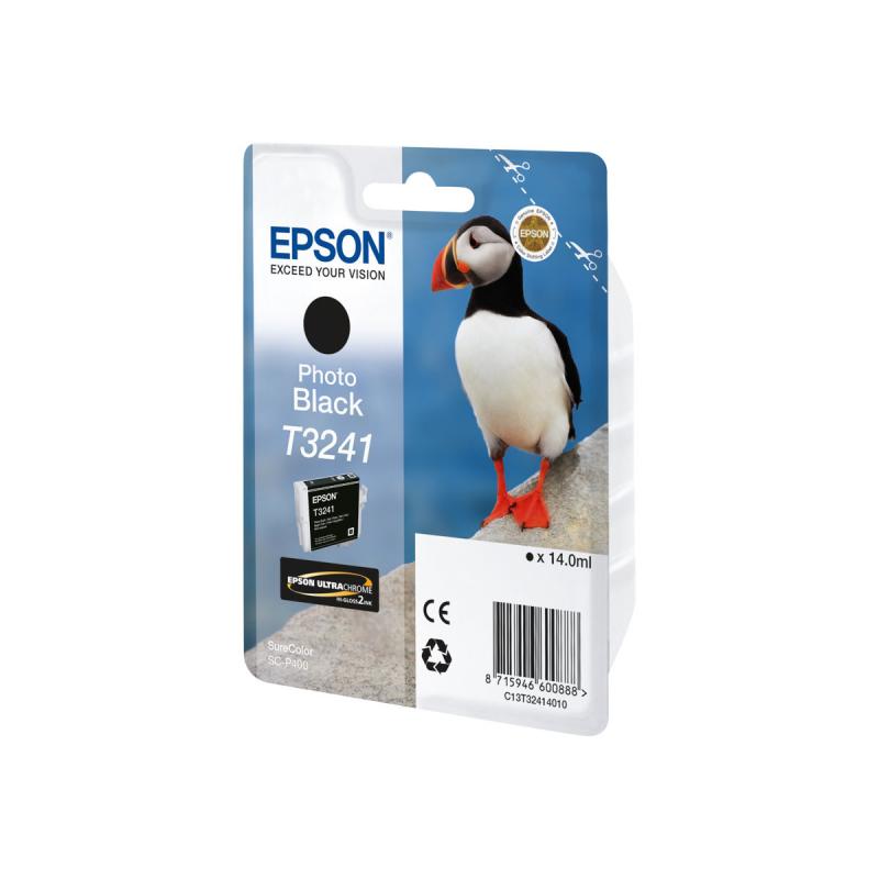Epson Ink T3241 Photo Black Schwarz (C13T32414010)
