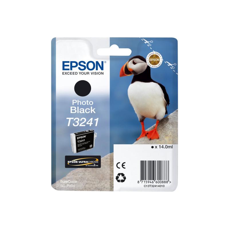 Epson Ink T3241 Photo Black Schwarz (C13T32414010)