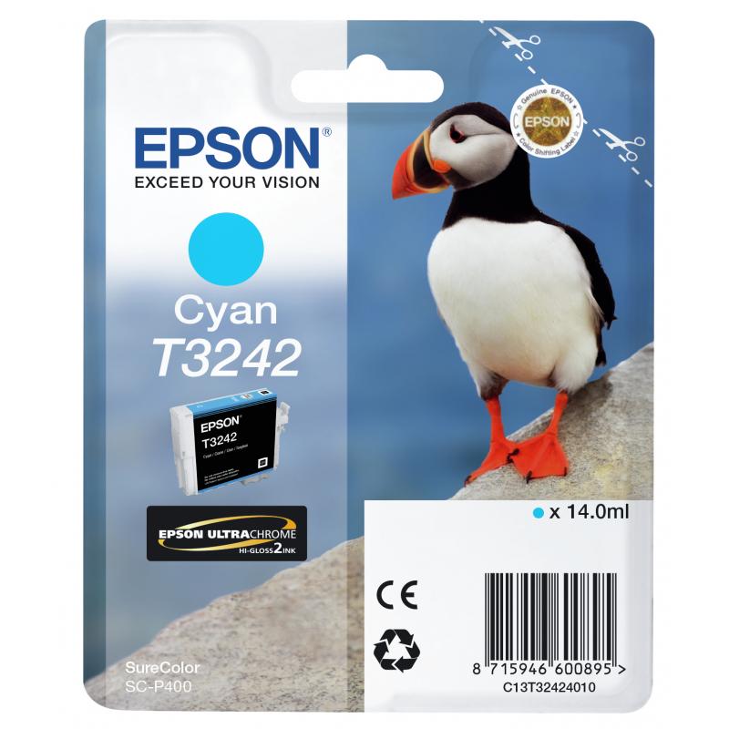 Epson Ink T3242 Cyan (C13T32424010)