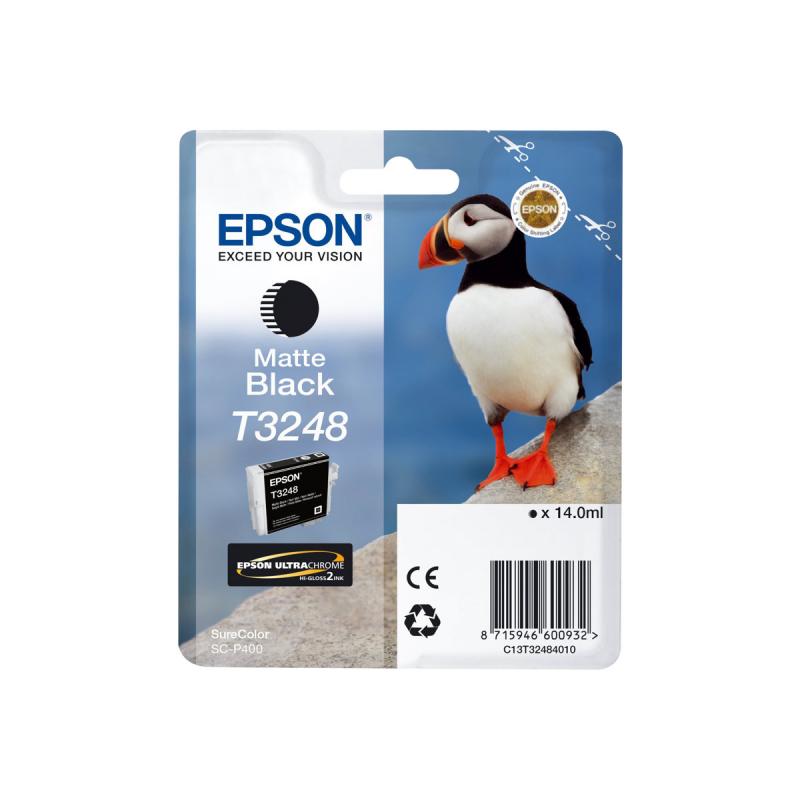 Epson Ink T3248 Black Schwarz (C13T32484010)