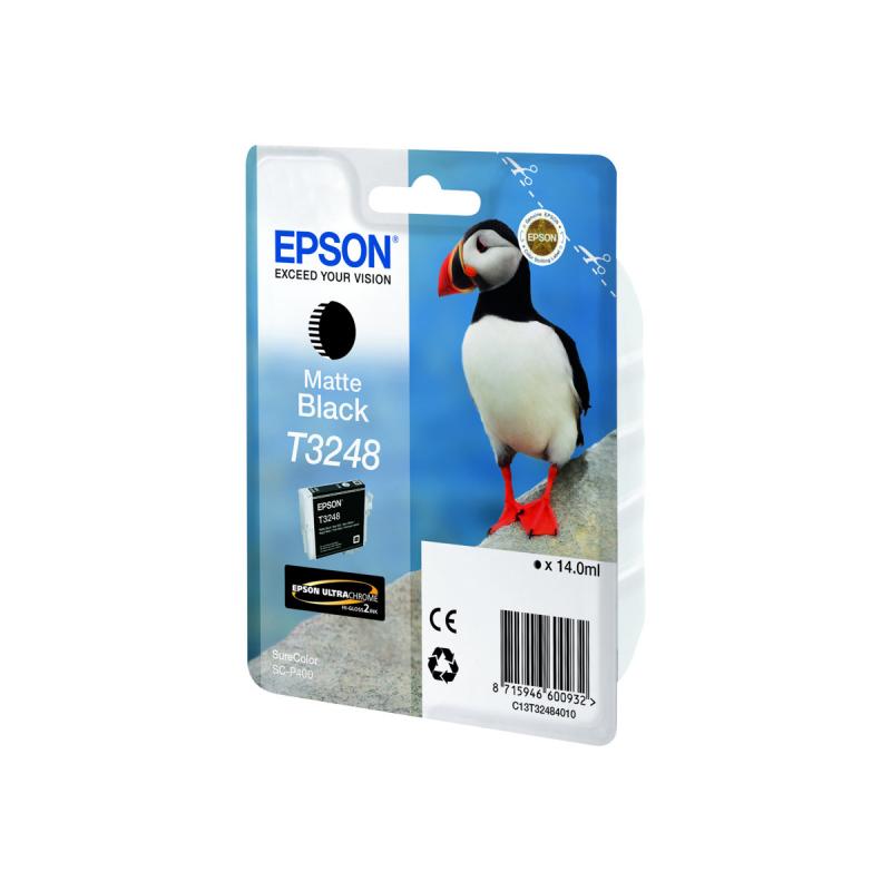 Epson Ink T3248 Black Schwarz (C13T32484010)