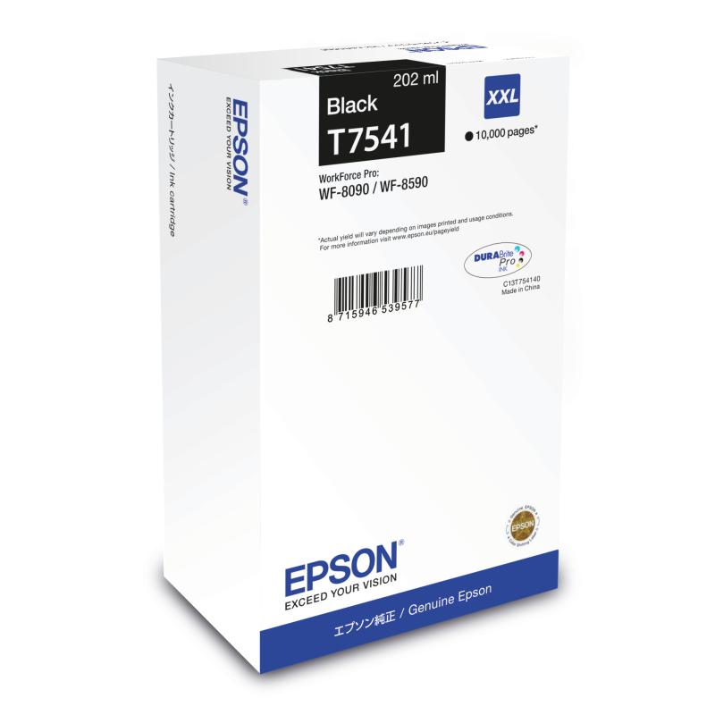Epson Ink T7541 Black Schwarz XXL (C13T754140)(C13T75414N)