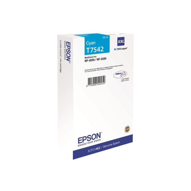 Epson Ink T7542 Cyan XXL (C13T754240)