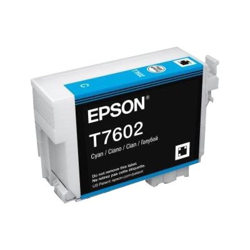 Epson Ink T7602 Cyan (C13T76024010)