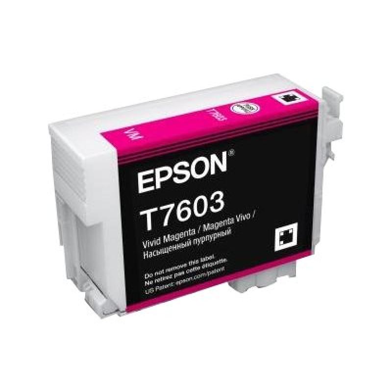 Epson Ink T7603 Vivid Magenta (C13T76034010)