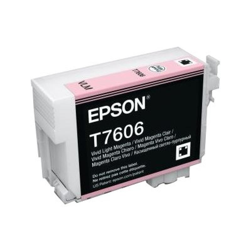 Epson Ink T7606 Vivid Light Magenta (C13T76064010)