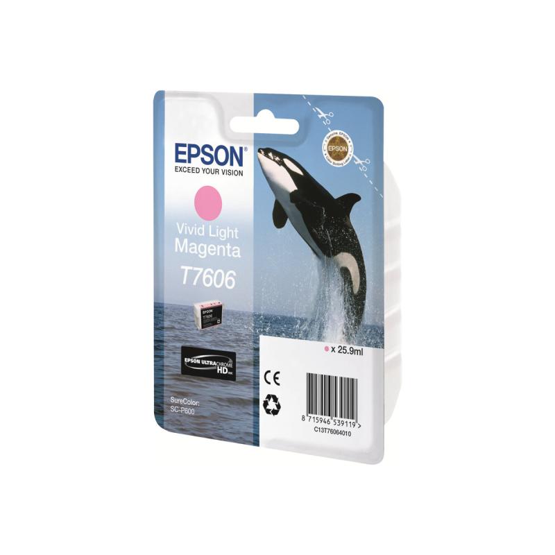 Epson Ink T7606 Vivid Light Magenta (C13T76064010)