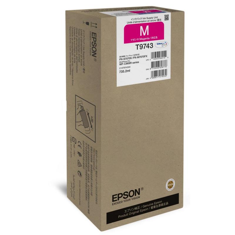 Epson Ink T9743 Magenta XXL (C13T97430N)(C13T974300)