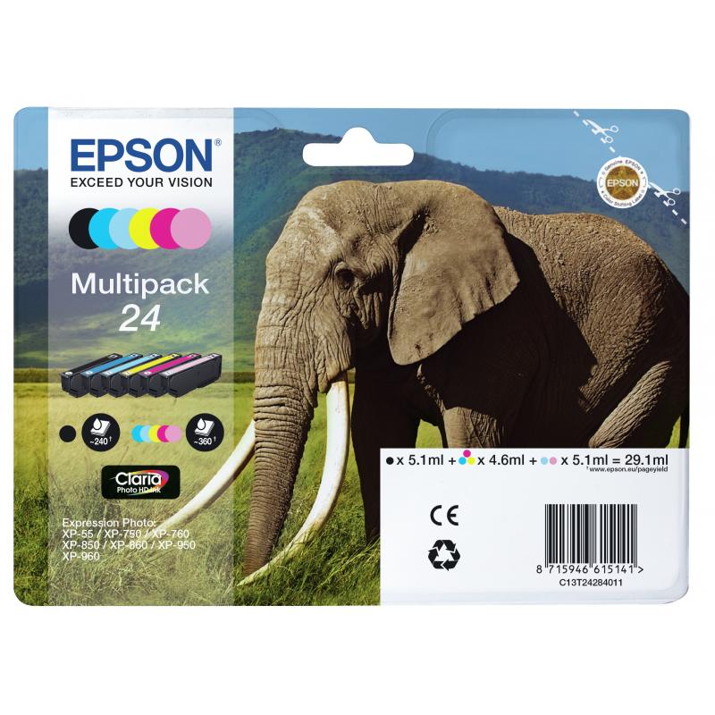Epson Ink Valuepack No 24 Epson24 Epson 24 (C13T24284010)